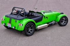 Caterham 420R Hyper Green - Rear 3/4